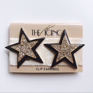 Icing Jewelry - NWT Vintage ⭐️Star⭐️ Clip-On Earrings Icing Jewelry - NWT Vintage ⭐️Star⭐️ Clip-On Earrings